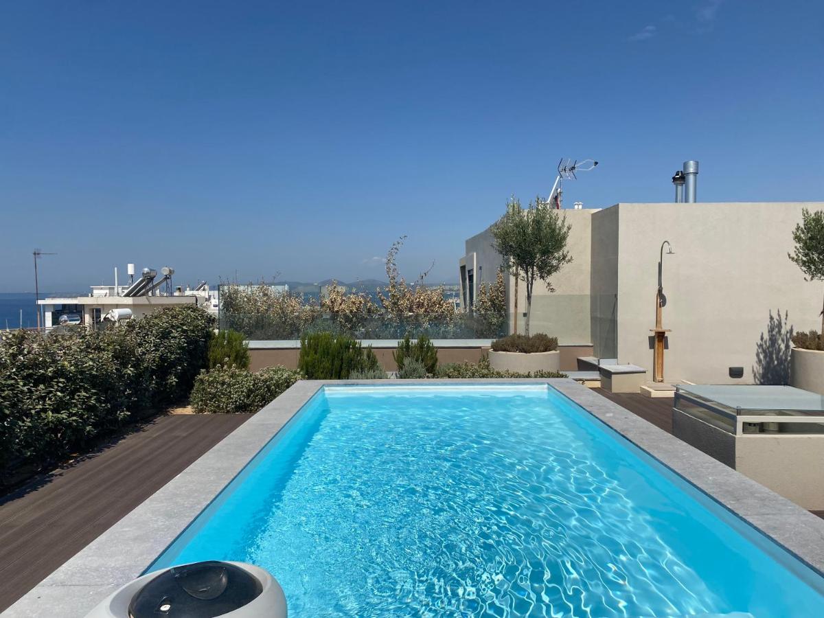 Athens Riviera 2-Bed Apt & Pool Access #Unoblu Exterior foto